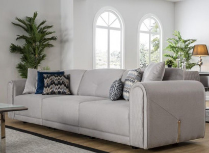 Luxury Sofa 4-Seater Fabric Living Room Modern Design Sofas Upholstered Couches